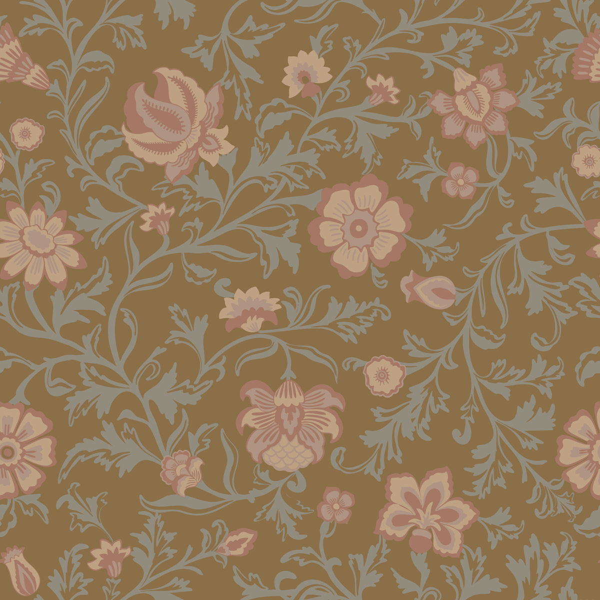 Antique Blooms Wallpaper⁠