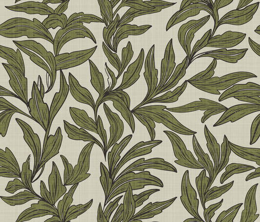 Textured Botanical Escape Wallpaper⁠
