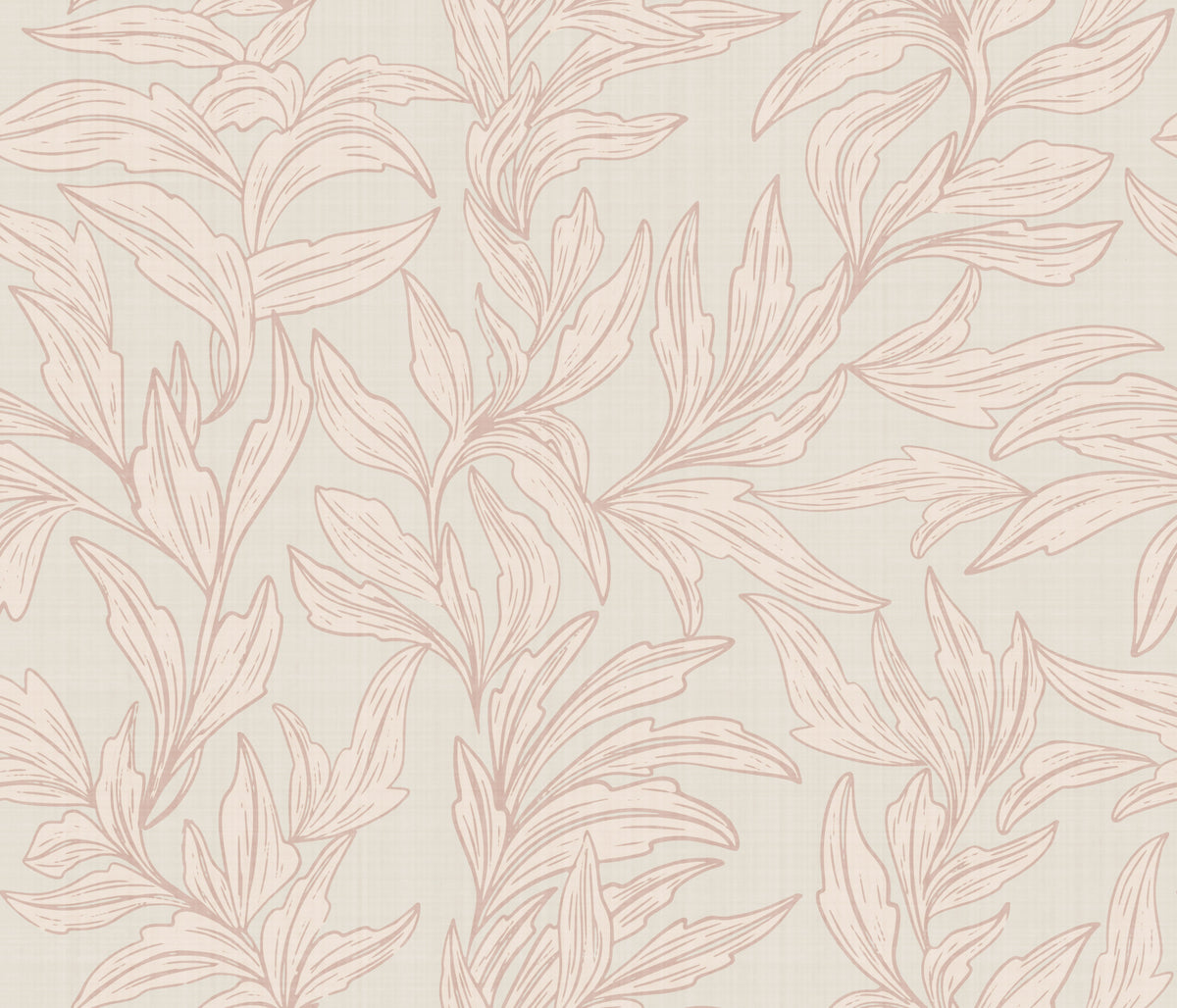 Roseate Leaves Wallpaper⁠ in your room — zoomed