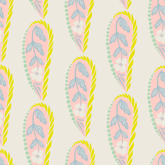Pastel Paisley Wallpaper⁠