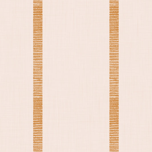 Boho Golden Harmony Stripes Beige Caramel Brown  Wallpaper⁠