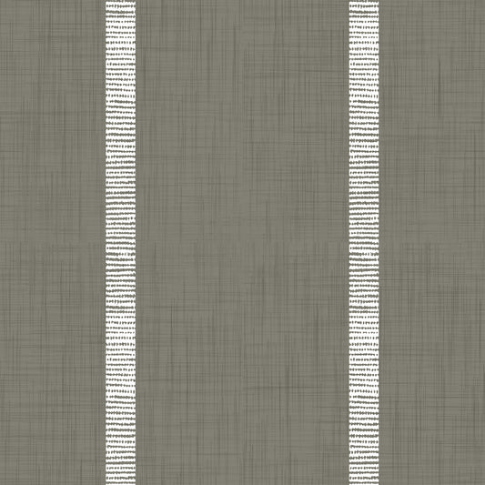 Modern Boho Serenity Stripes Muted Grey  Wallpaper⁠