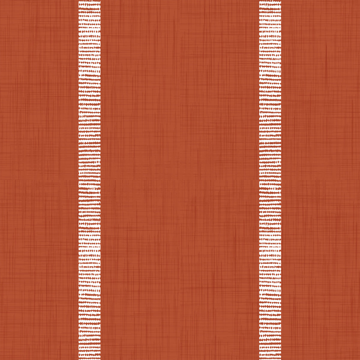 Modern Boho Serenity Stripes Terracotta  Wallpaper⁠ in your room — zoomed