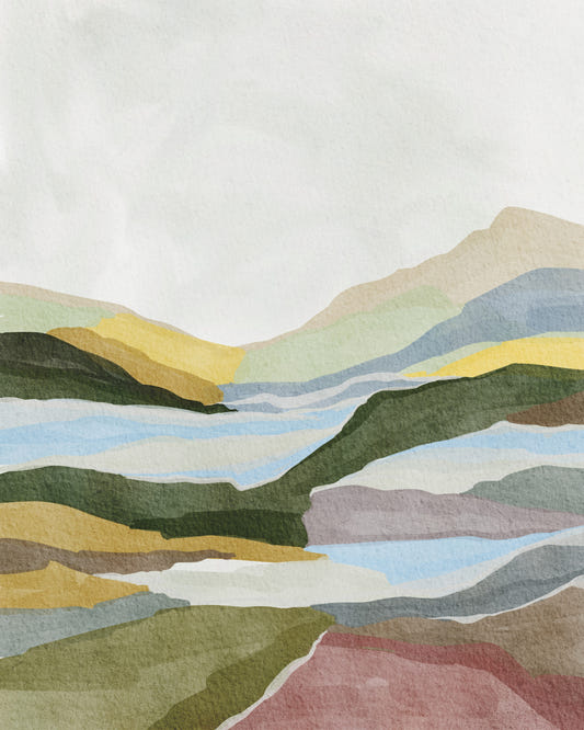 Golden Hour Hills Wall Mural