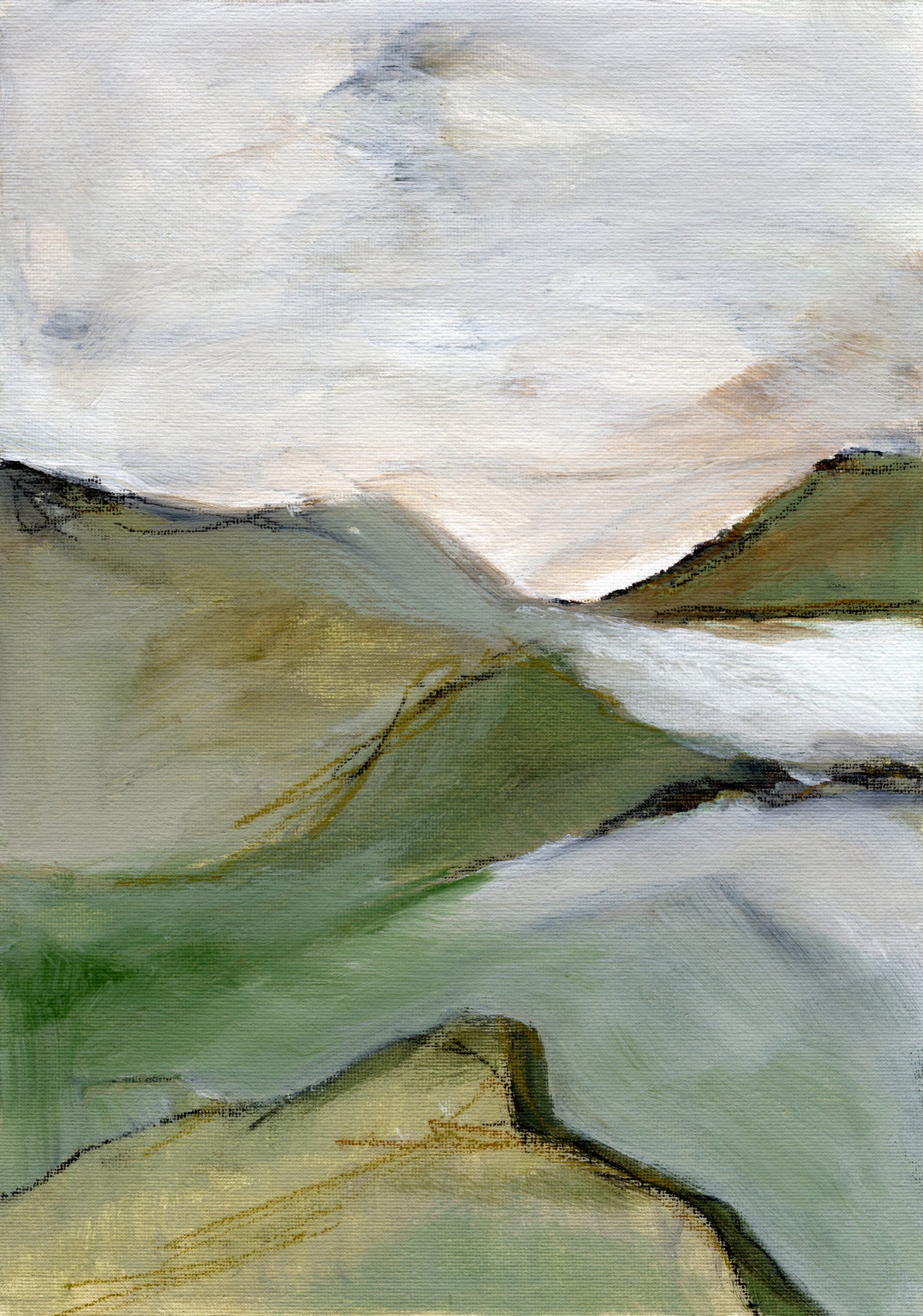 Subtle Serenity Landscape Wall Mural