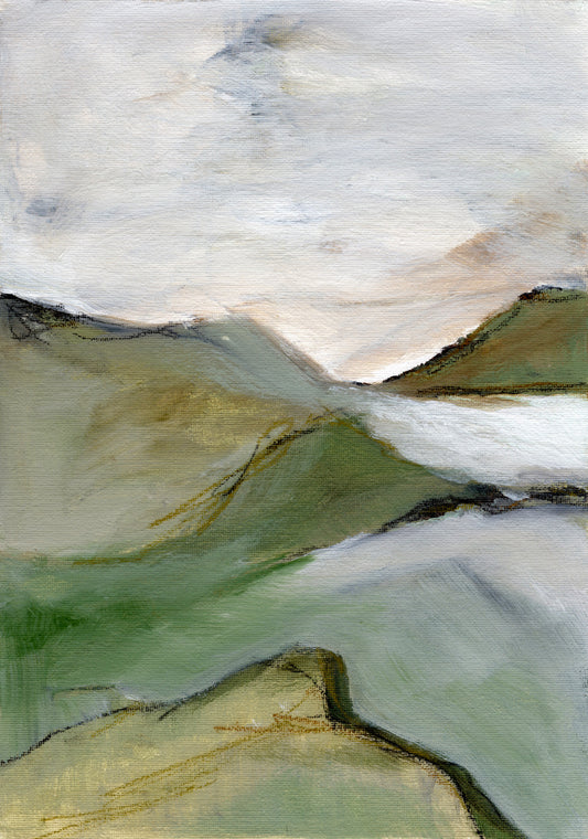 Subtle Serenity Landscape Wall Mural