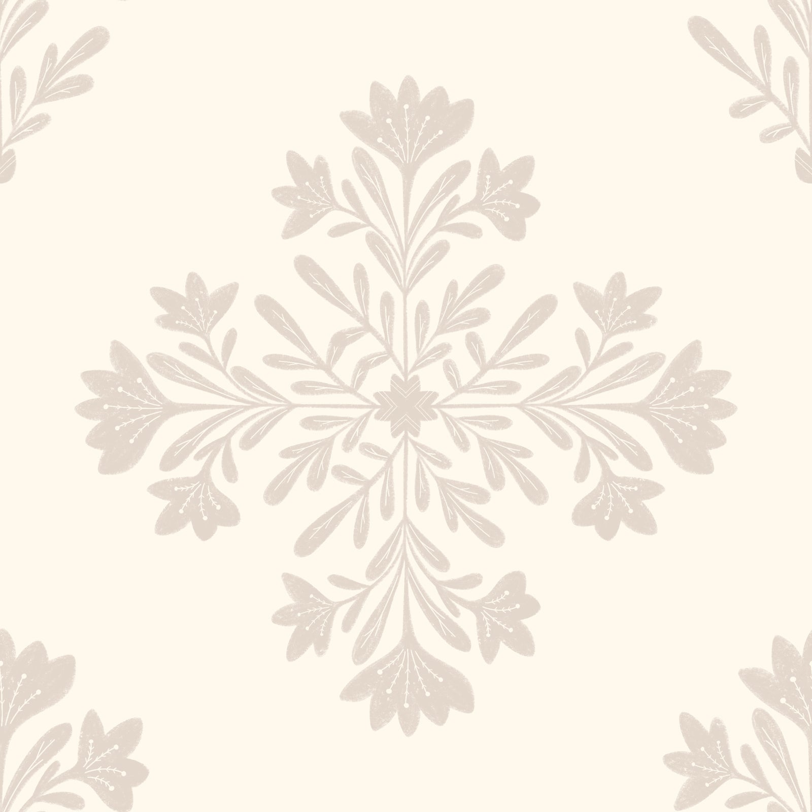 Botanical Damask Wallpaper⁠ in your room