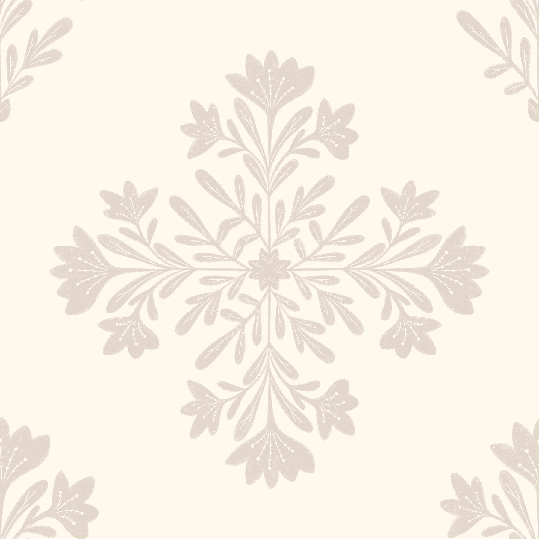 Botanical Damask Wallpaper⁠