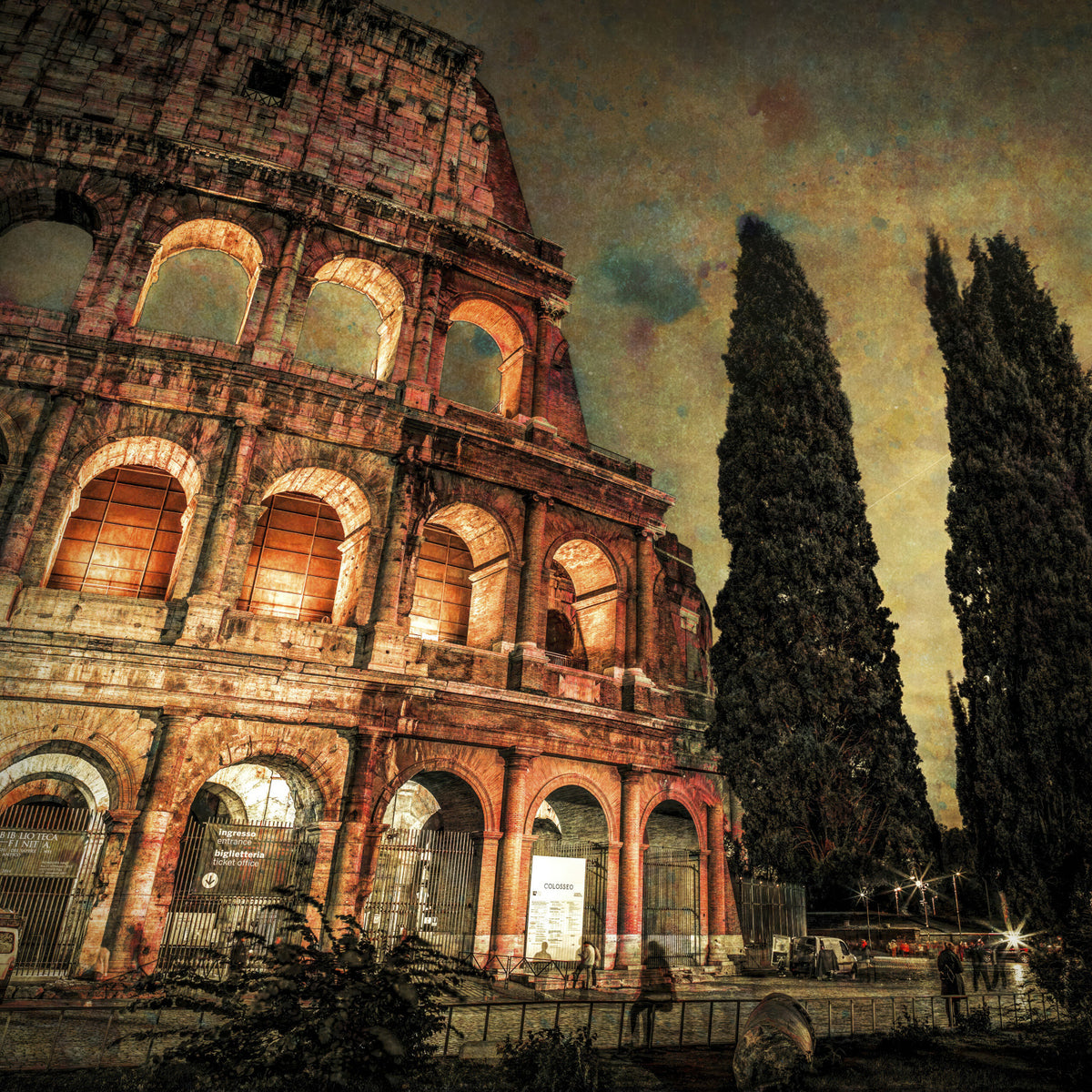 Rome's Iconic Monument Wall Mural