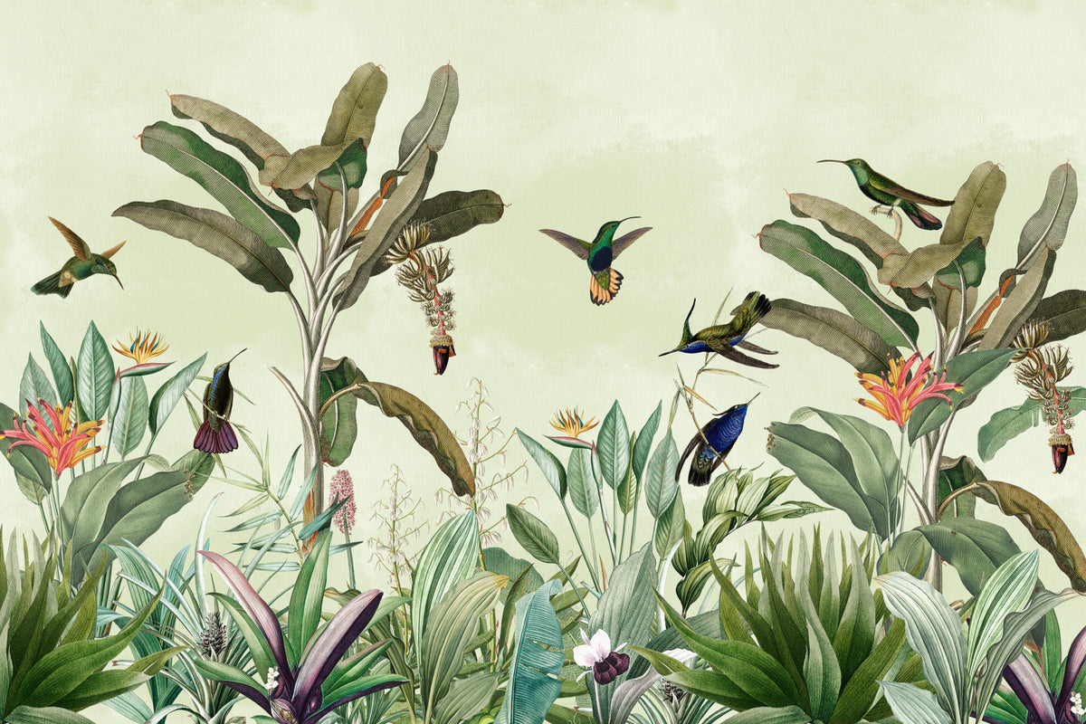 Whispers of the Jungle Wall Mural in your room