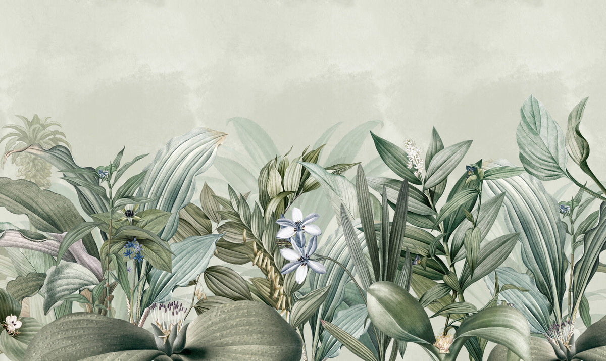 Serene Botanical Garden 1 Wall Mural