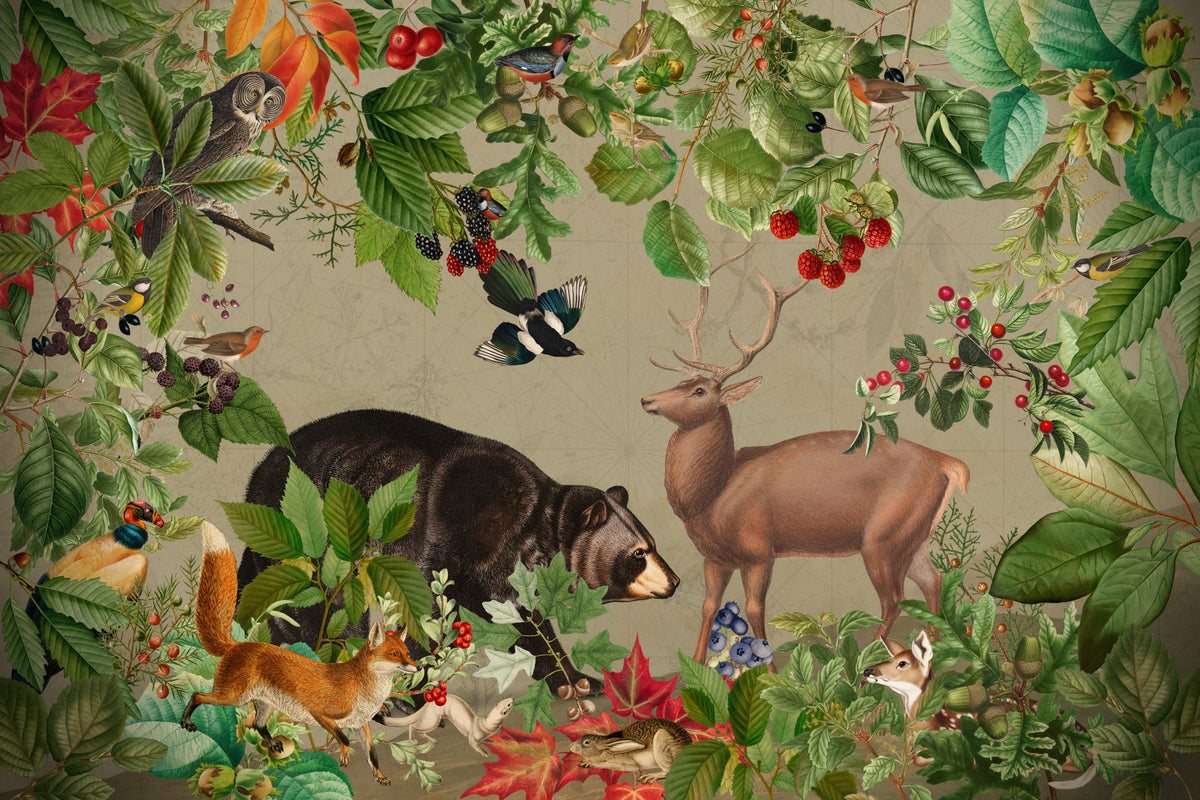 Whispers of the Wildwood Wall Mural in your room