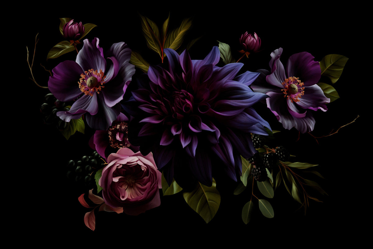 Nocturne Garden Wall Mural in your room