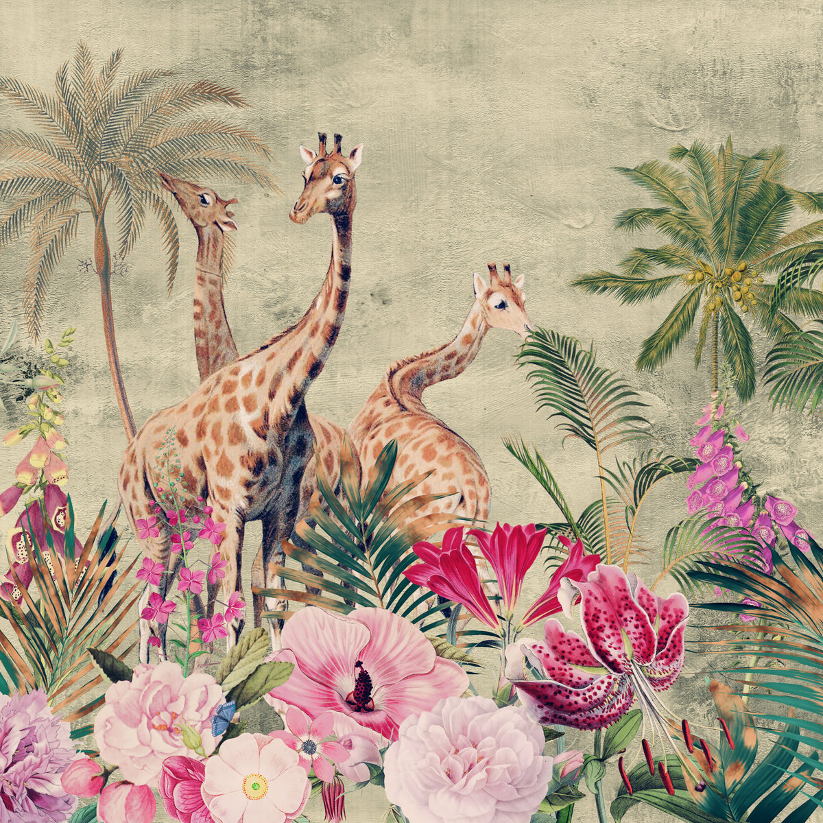 Whispers of the Savannah Wall Mural
