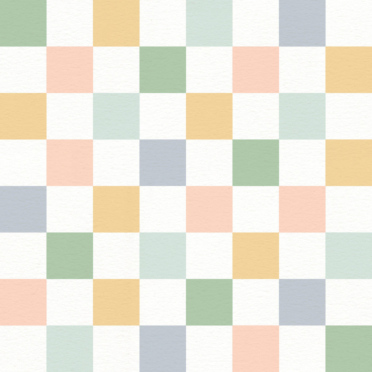 Checker Geometric Squares Vintage Wallpaper⁠ in your room — zoomed