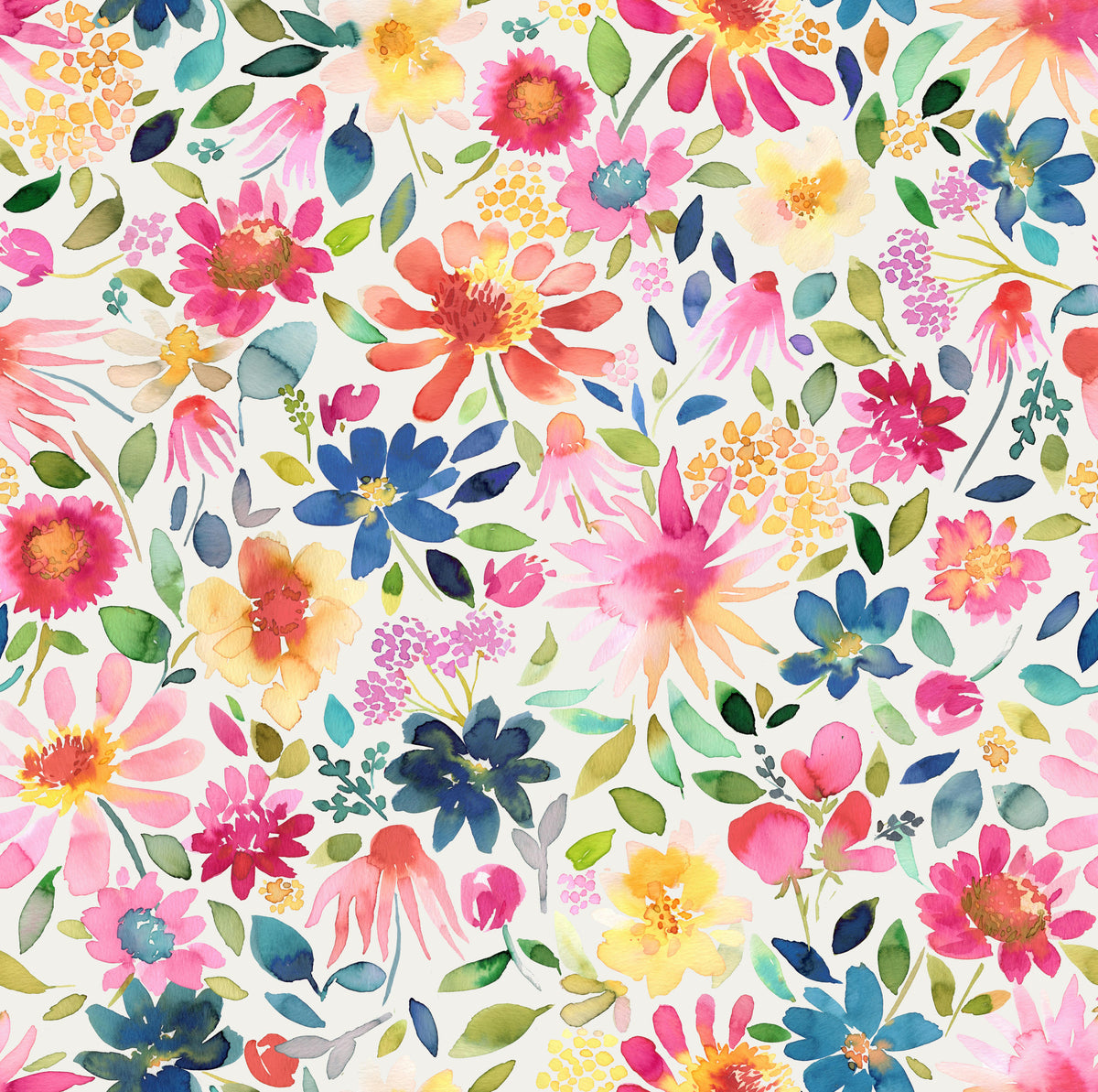 Spring Flowers Zinnias Garden Nature Fresh Wallpaper⁠ in your room
