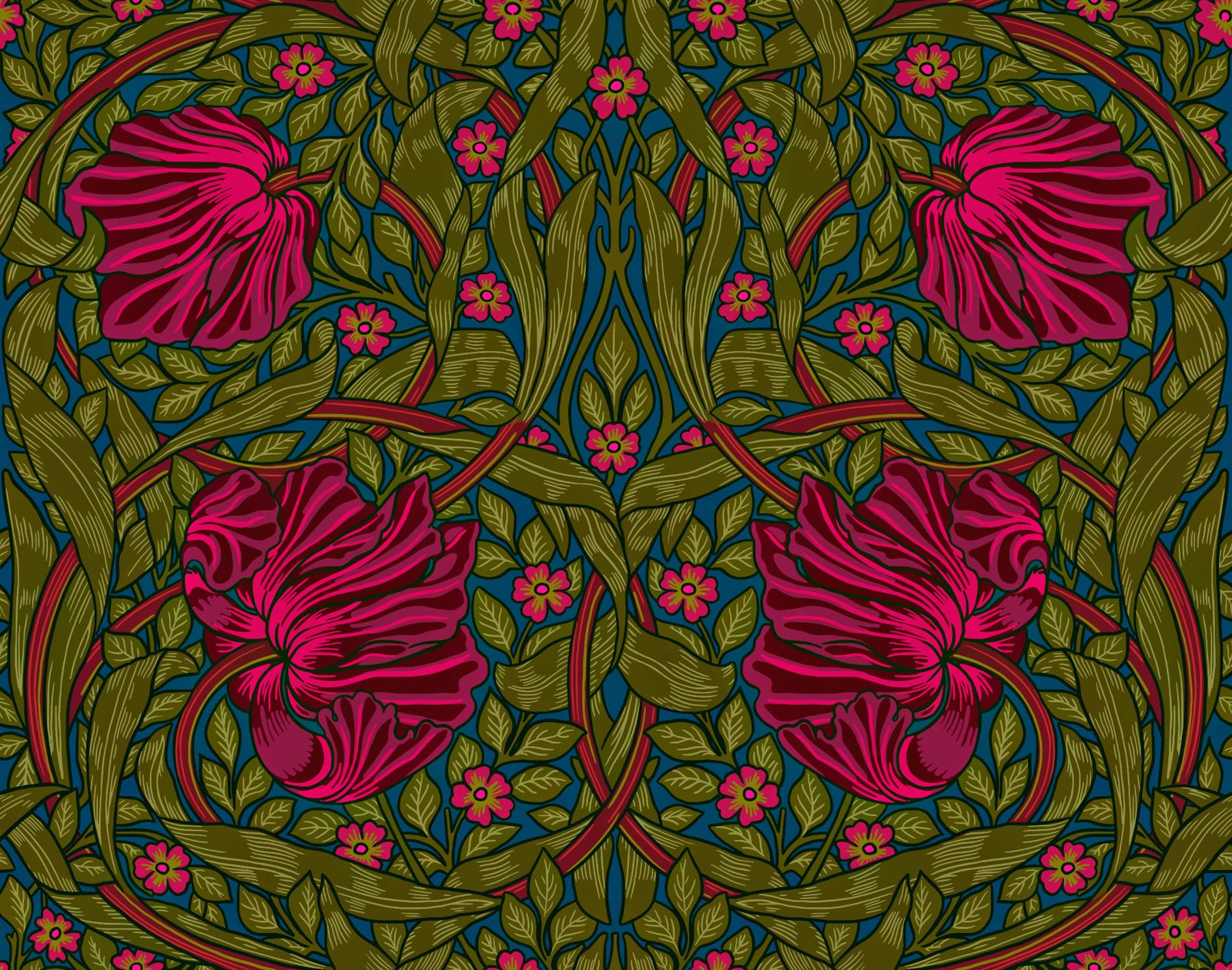Pimpernel by William Morris 11 Wallpaper⁠