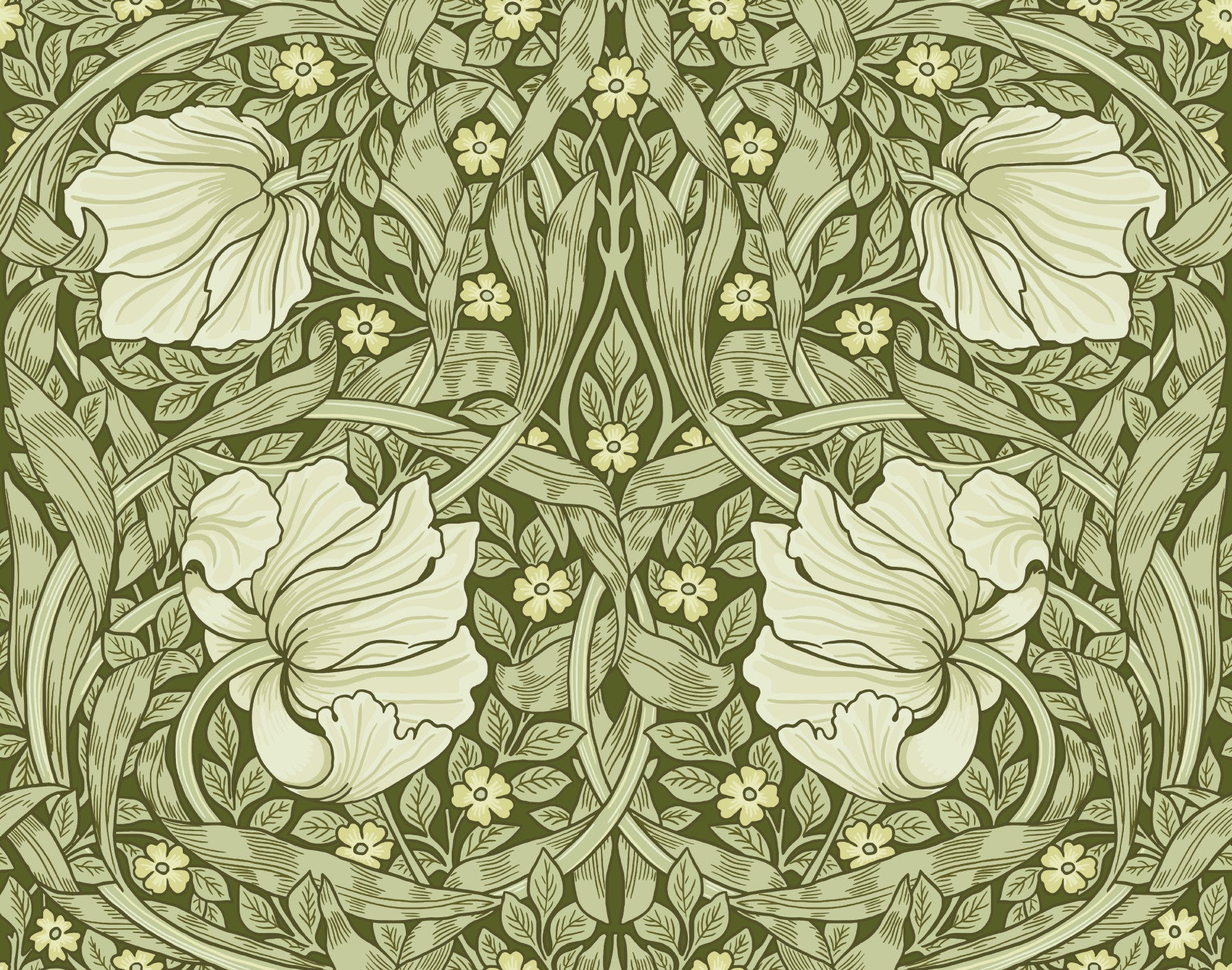 Pimpernel by William Morris 14 Wallpaper⁠ in your room — zoomed