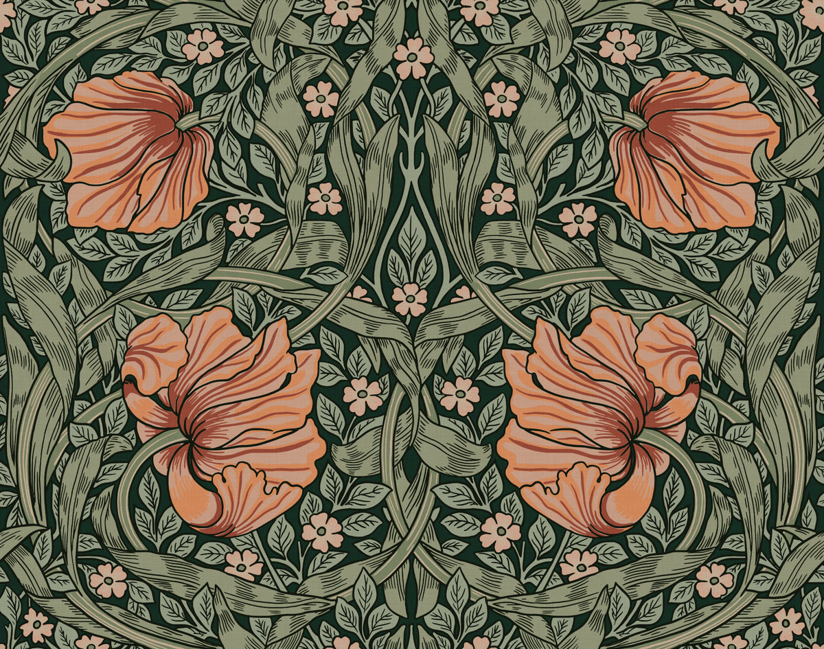 Pimpernel by William Morris 24 Wallpaper⁠ in your room