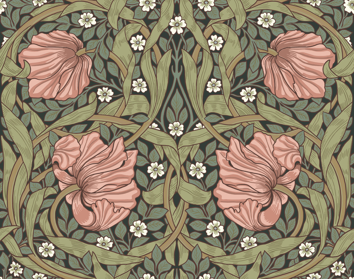 Pimpernel by William Morris 26 Wallpaper⁠ in your room — zoomed