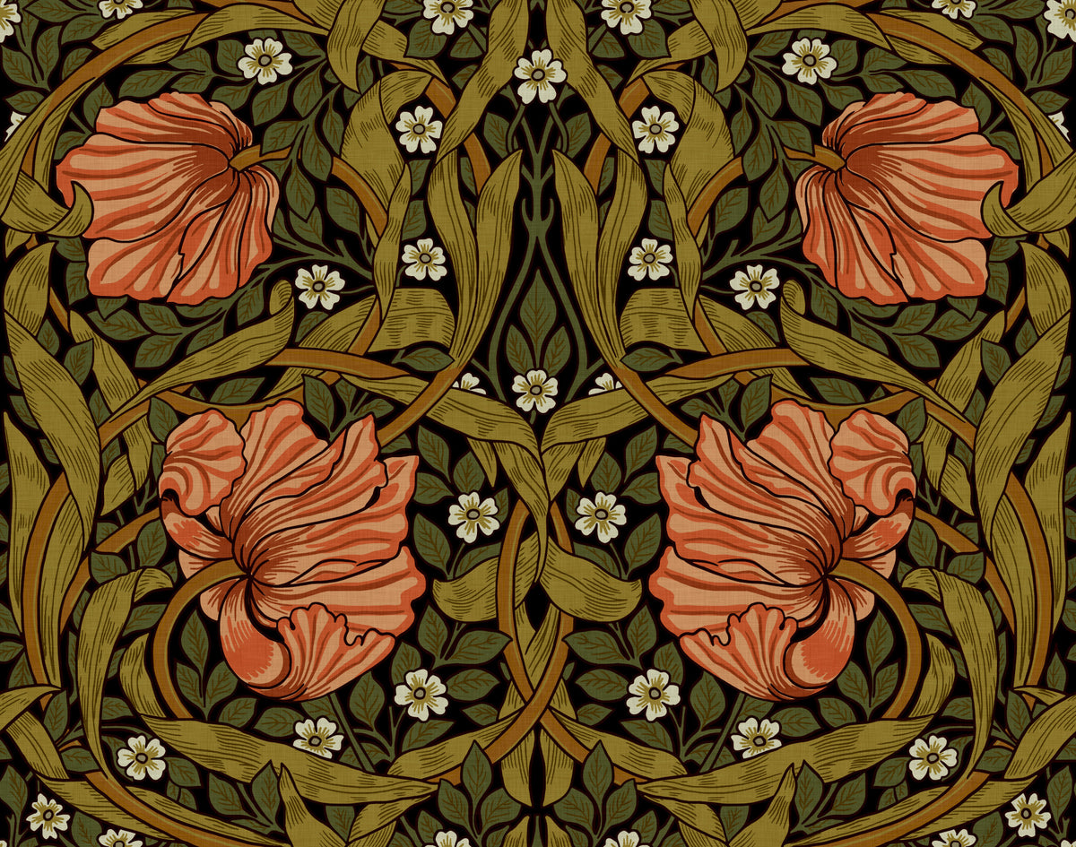 Pimpernel by William Morris 27 Wallpaper⁠ in your room — zoomed