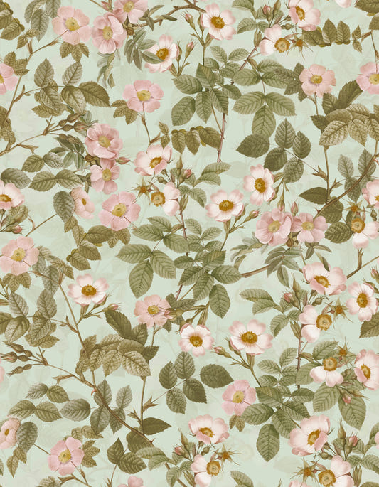 Vintage Rose Garden 1 Wallpaper⁠