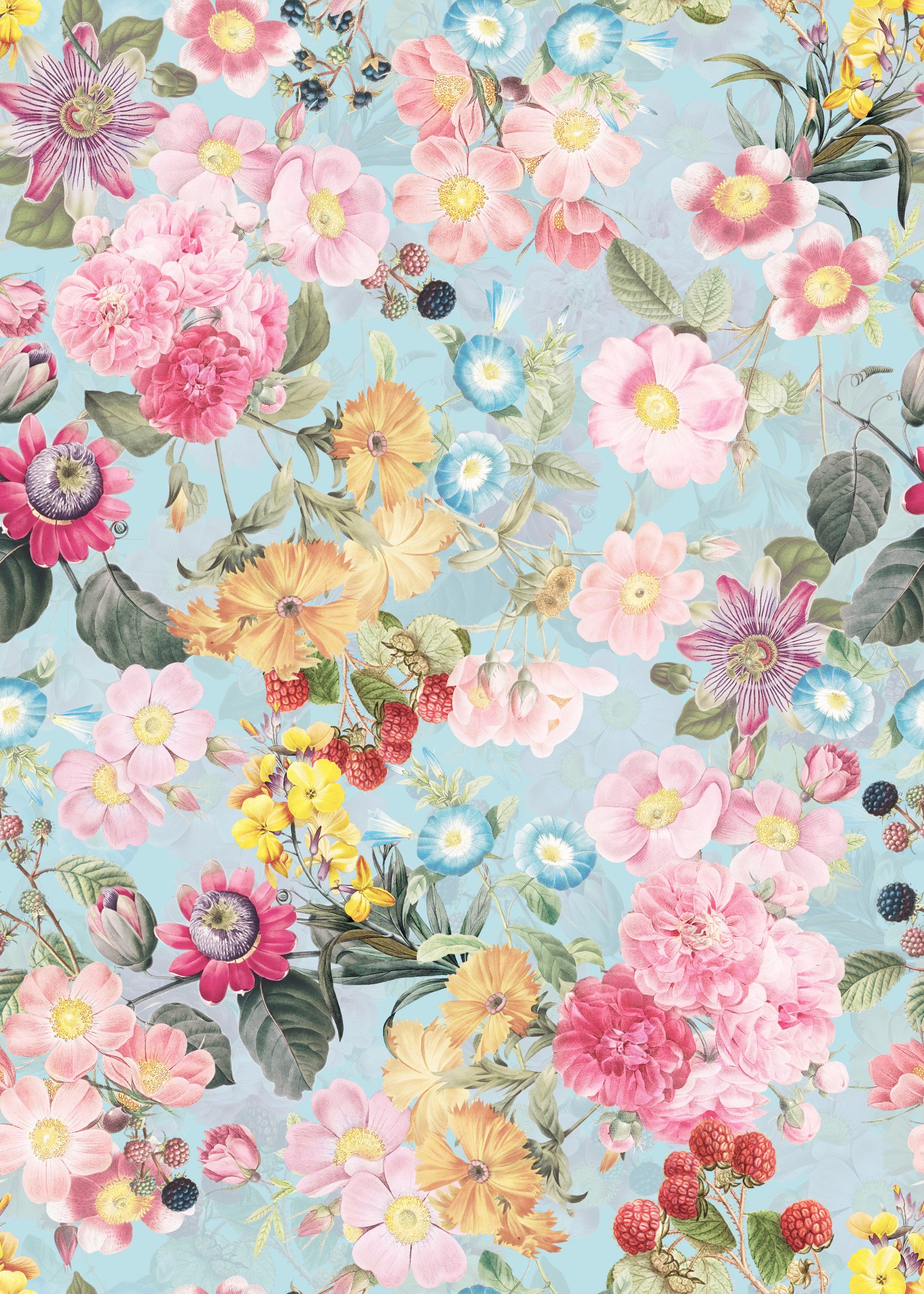Romantic Garden Rhapsody Wallpaper⁠