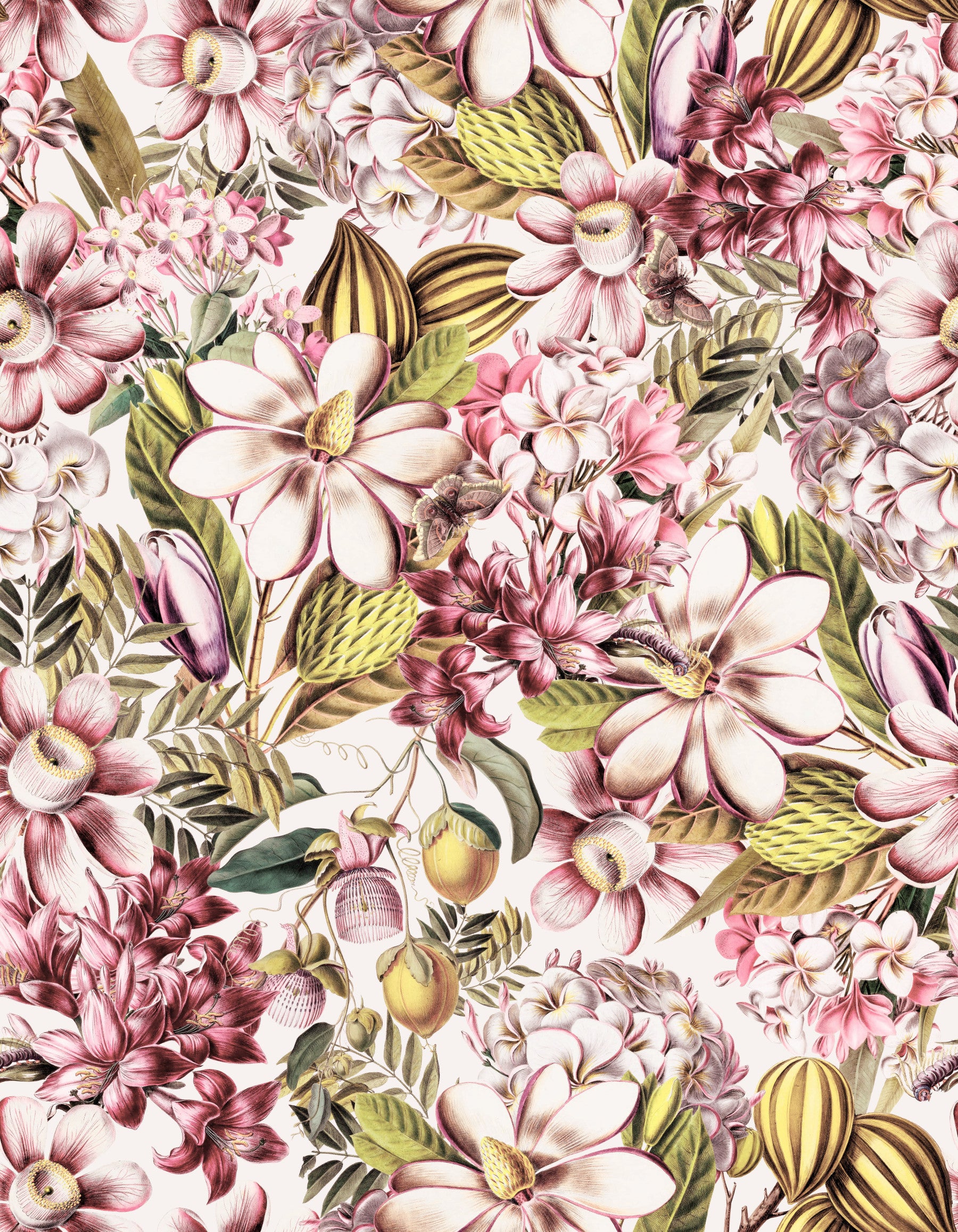 Vintage Botanical Garden Wallpaper⁠