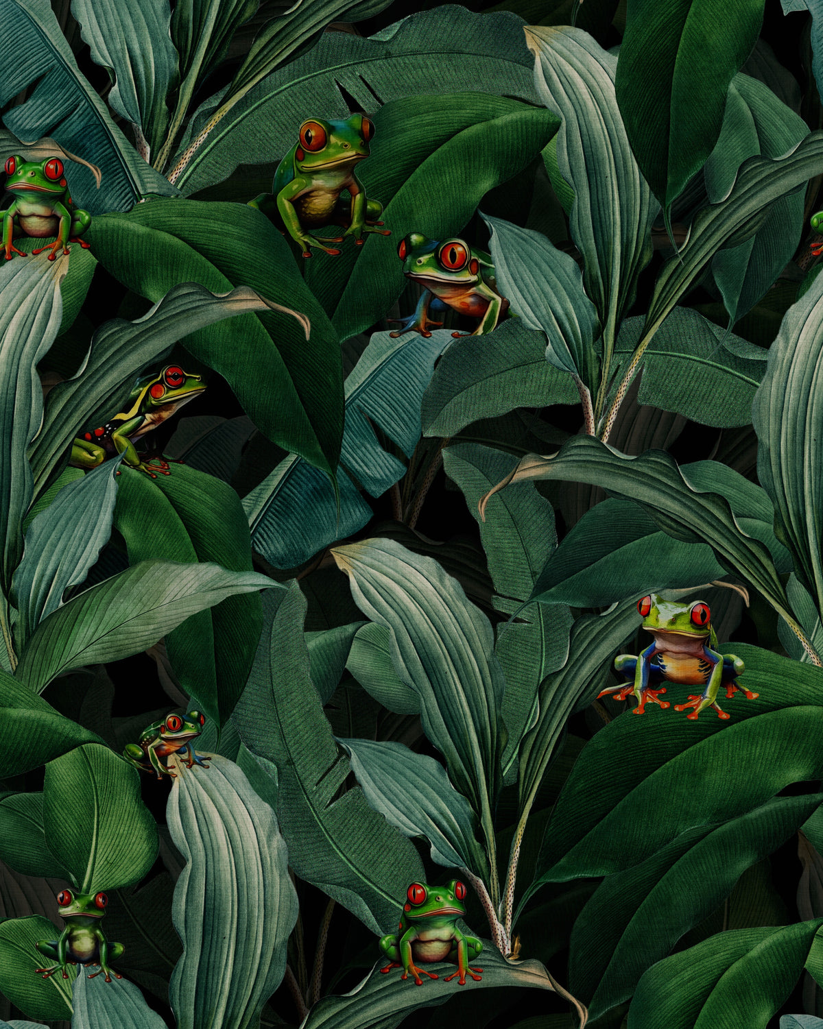 Emerald Eyes in the Jungle Wallpaper⁠ in your room