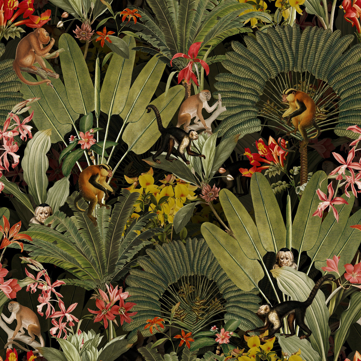 Whispers of the Jungle Wallpaper⁠ in your room — zoomed