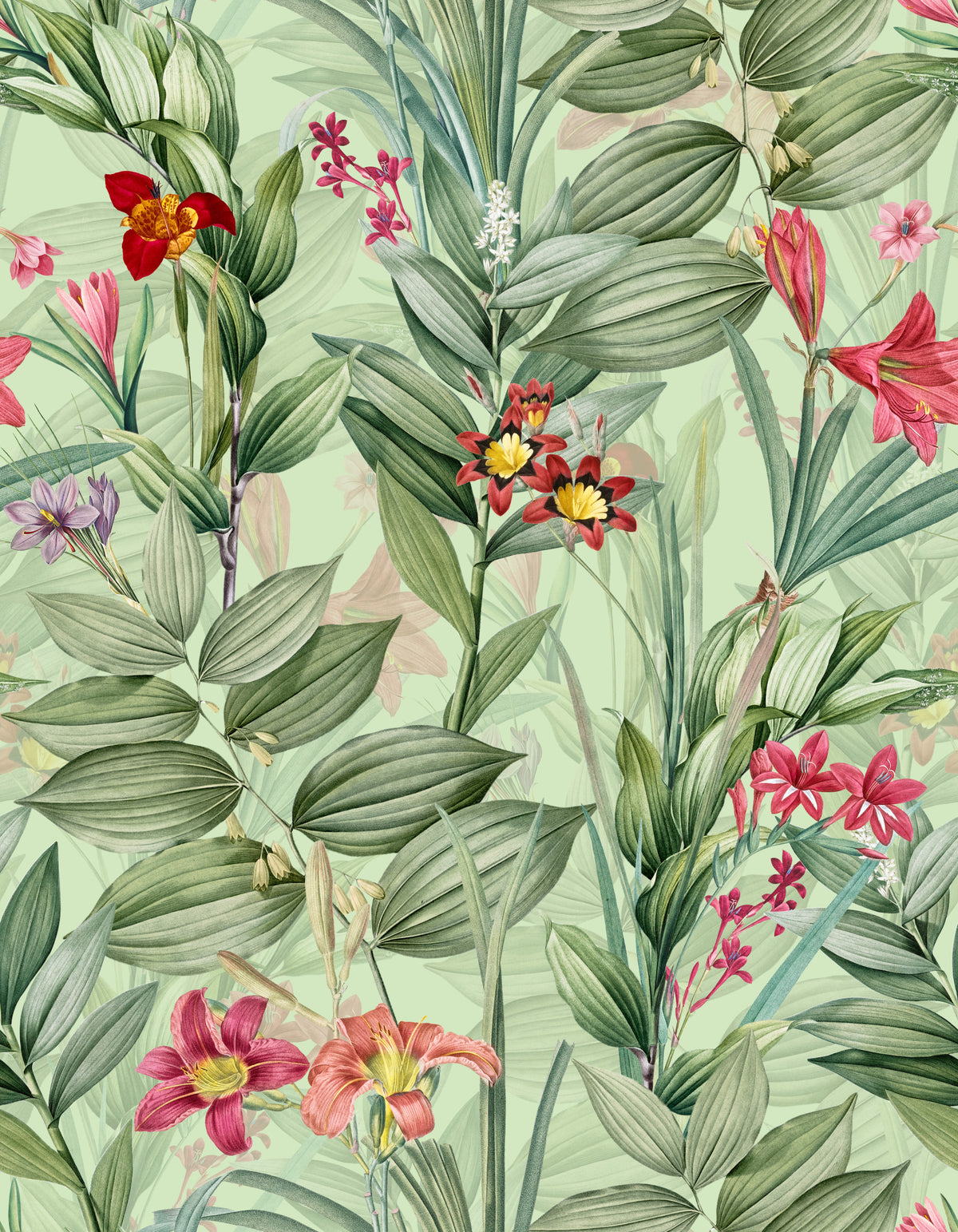 Botanical Rhapsody 1 Wallpaper⁠ in your room
