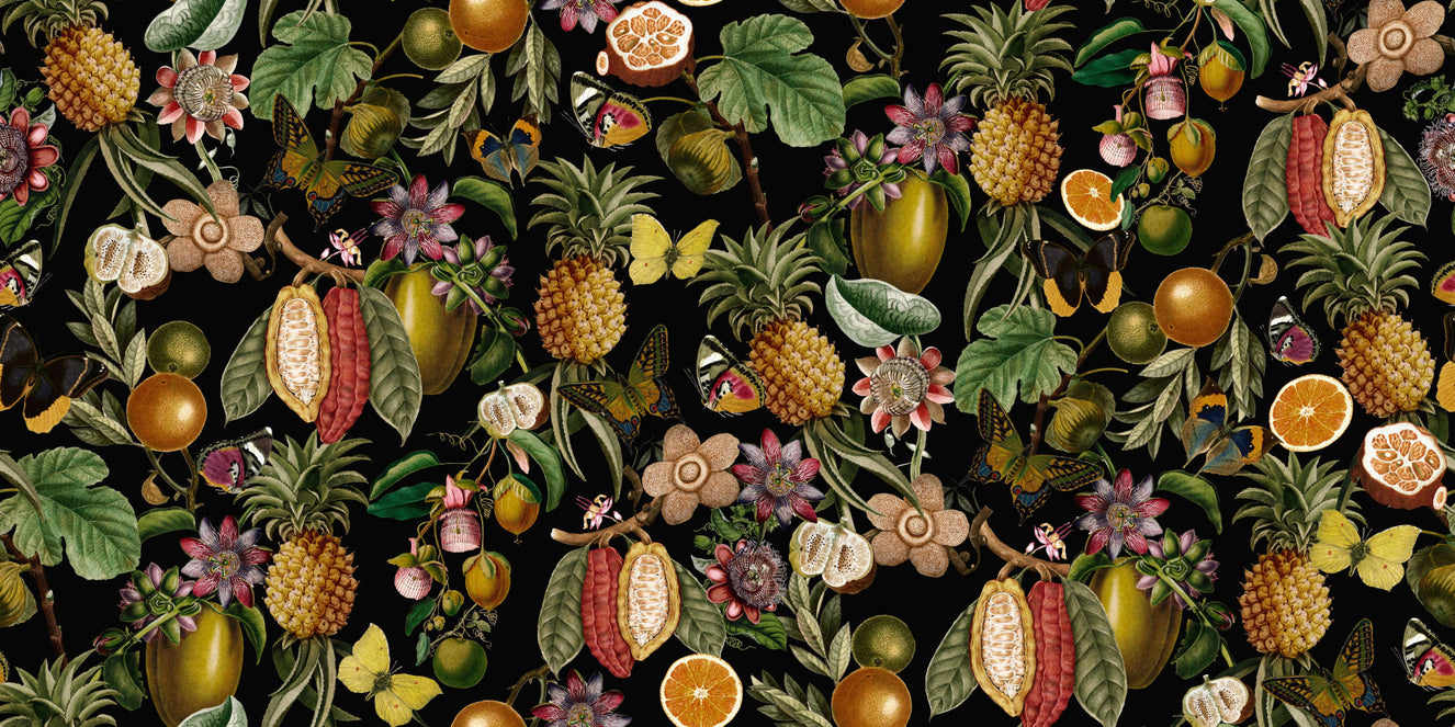 Tropical Botanical Rhapsody Wallpaper⁠