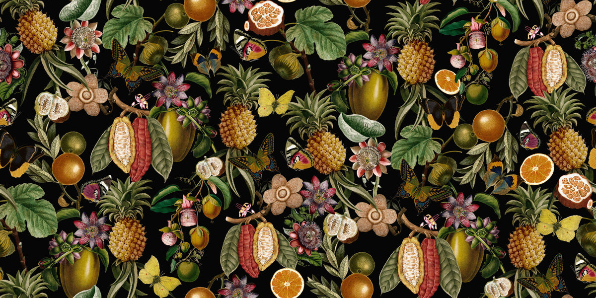 Tropical Botanical Rhapsody Wallpaper⁠ in your room