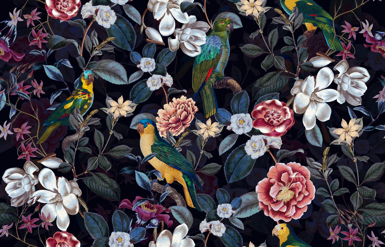 Midnight Garden Rhapsody Wallpaper⁠