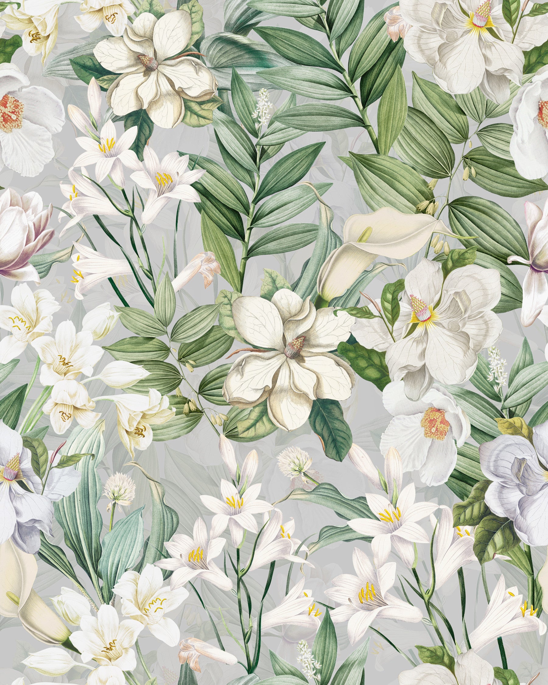 Serene Botanical Bloom 1 Wallpaper⁠