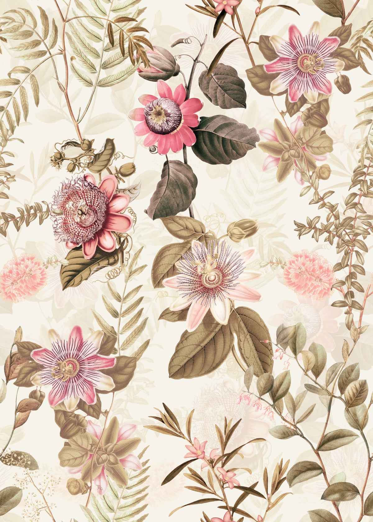 Passionflower Paradise 1 Wallpaper⁠ in your room