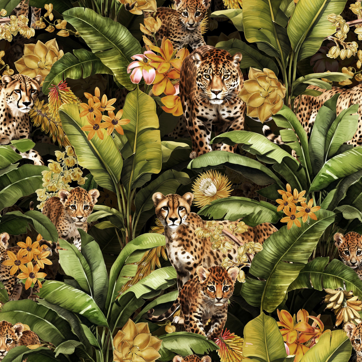 Golden Jungle Wallpaper⁠ in your room
