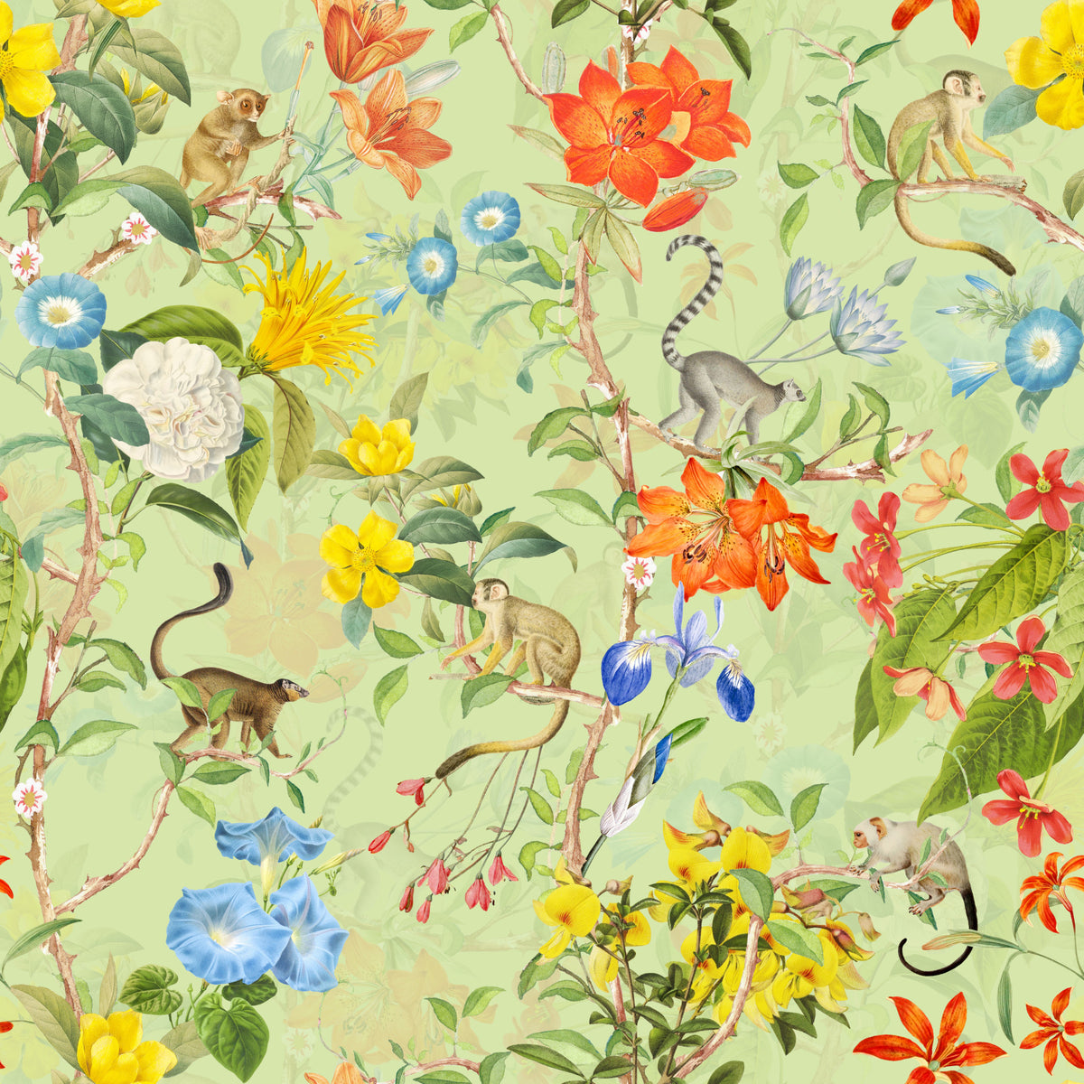 Tropical Paradise Wallpaper⁠ in your room — zoomed
