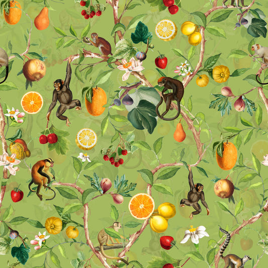 Vintage Primate Paradise 1 Wallpaper⁠