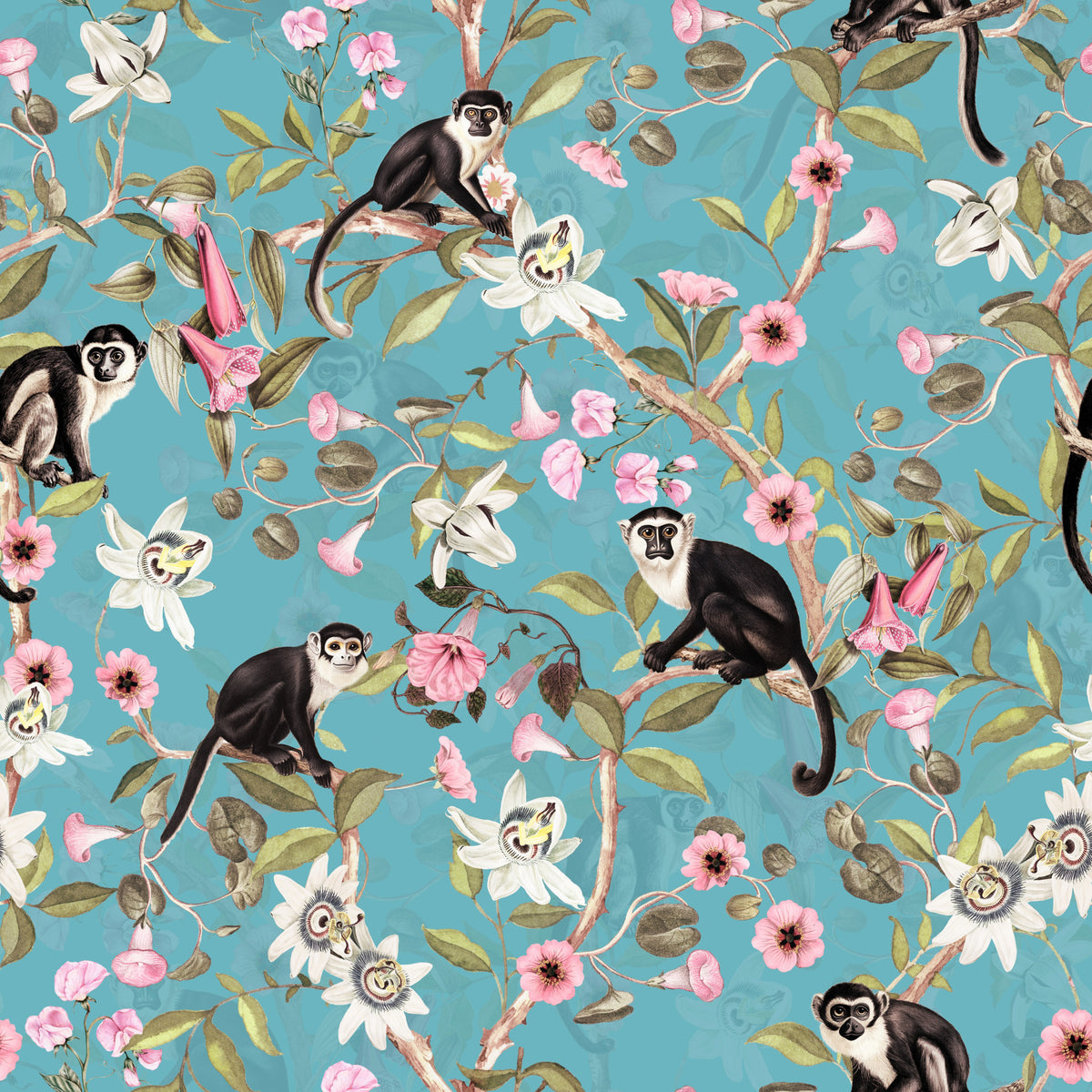 Enchanted Primates Wallpaper⁠ in your room — zoomed