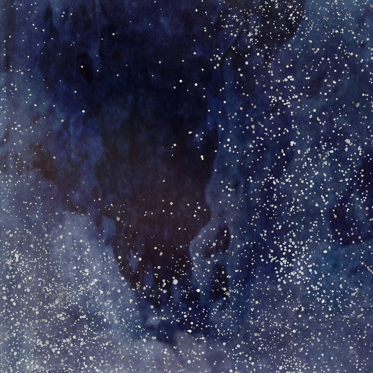 Cobalt Galaxy Wall Mural in your room — zoomed