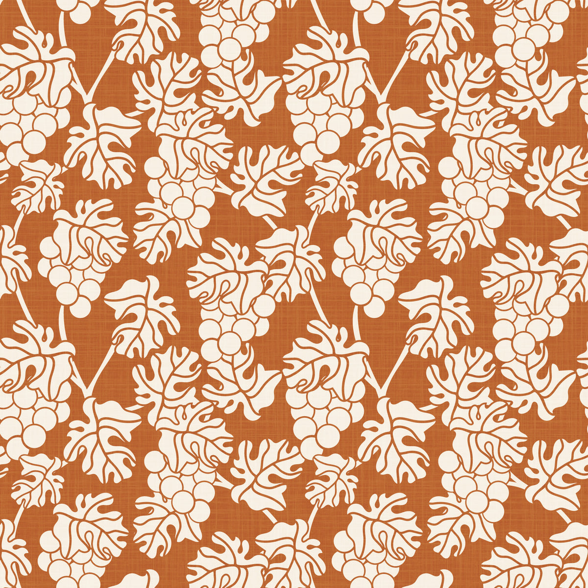Mediterranean Vineyard terracotta Wallpaper⁠ in your room