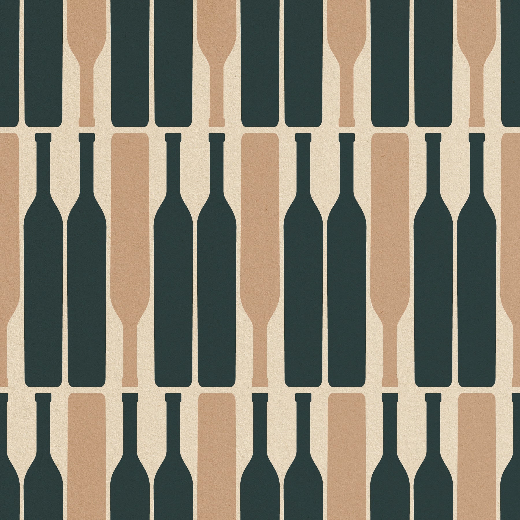 Modern Geometric Wine Cellar Blue Wallpaper⁠