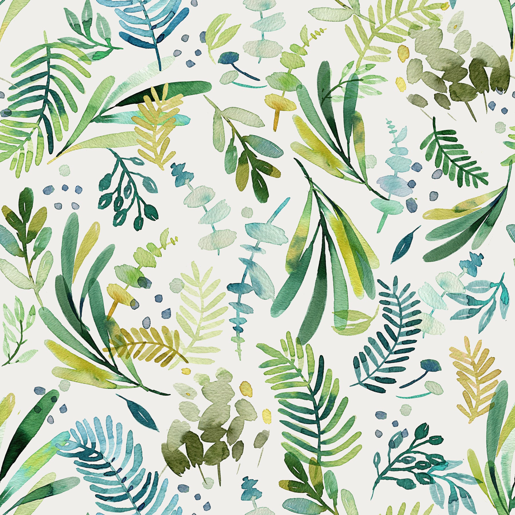 Tuscany Olive Leaf Nature Green Wallpaper⁠ in your room — zoomed