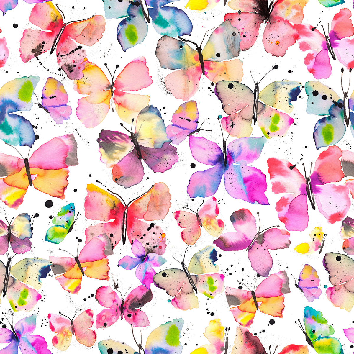 Watercolor Butterflies  Wallpaper⁠ in your room