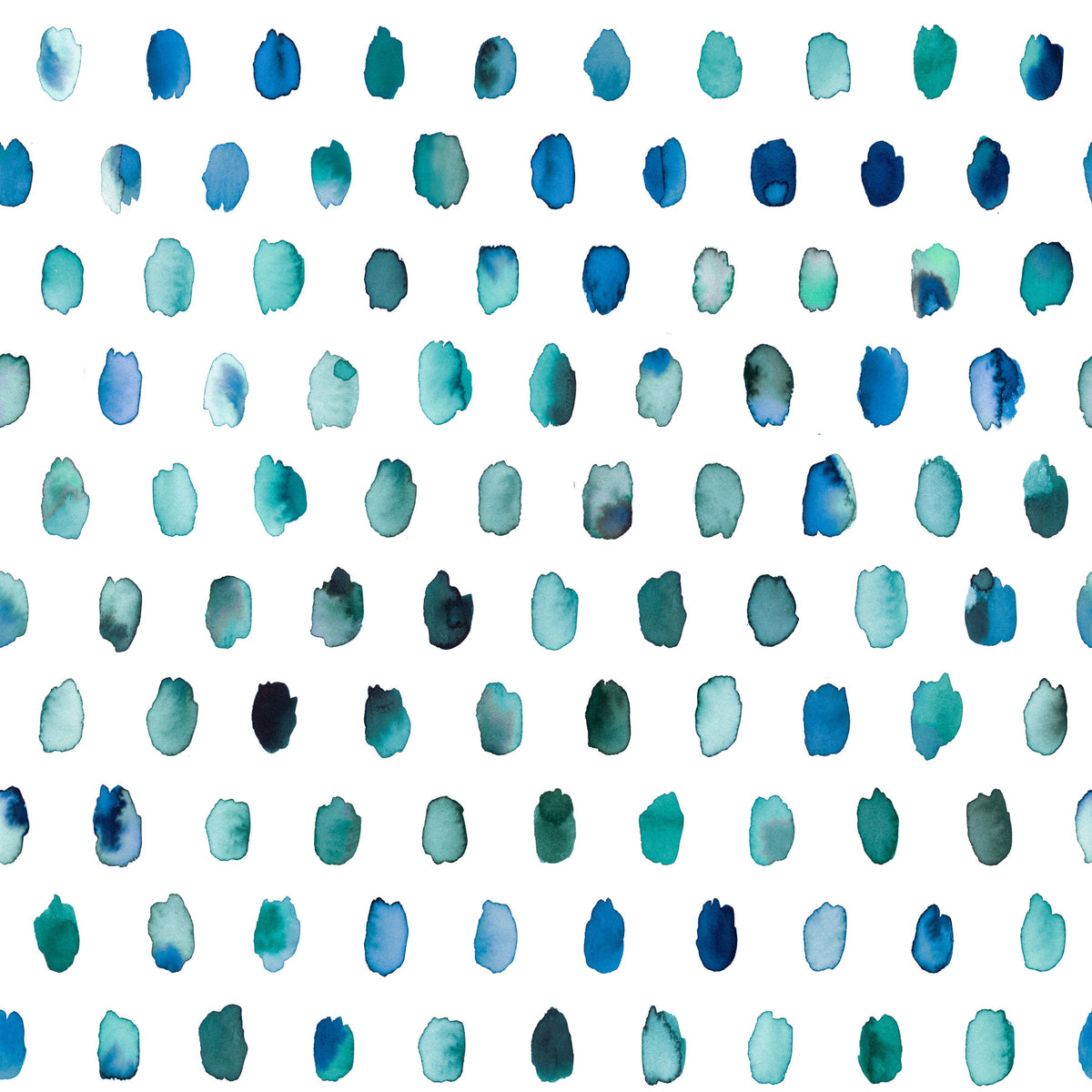 Watercolor Dots Palette Blue Wallpaper⁠ in your room — zoomed
