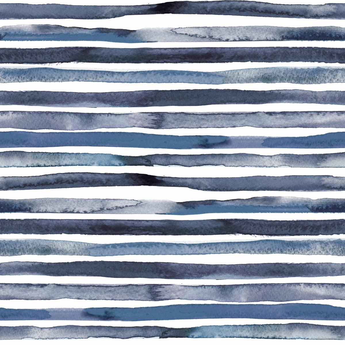 Watercolor Geometric Stripes Soft Blue Wallpaper⁠ in your room — zoomed
