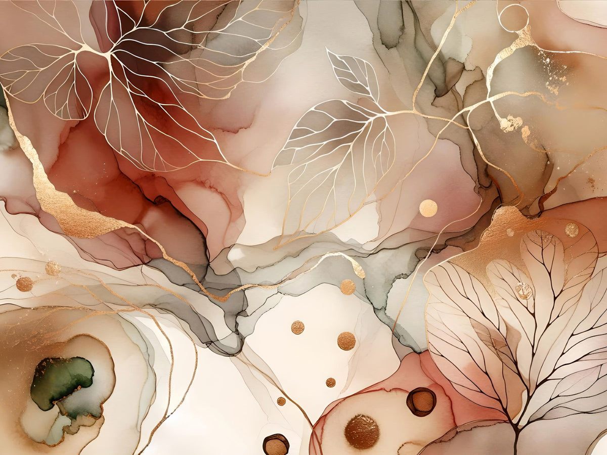 Autumn Whispers Wall Mural in your room — zoomed