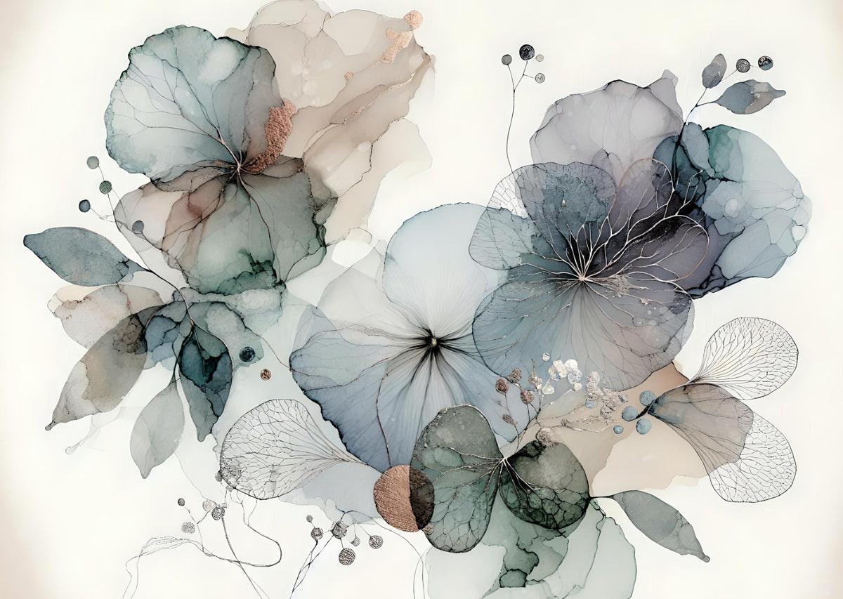 Dreamy Florals Wall Mural in your room