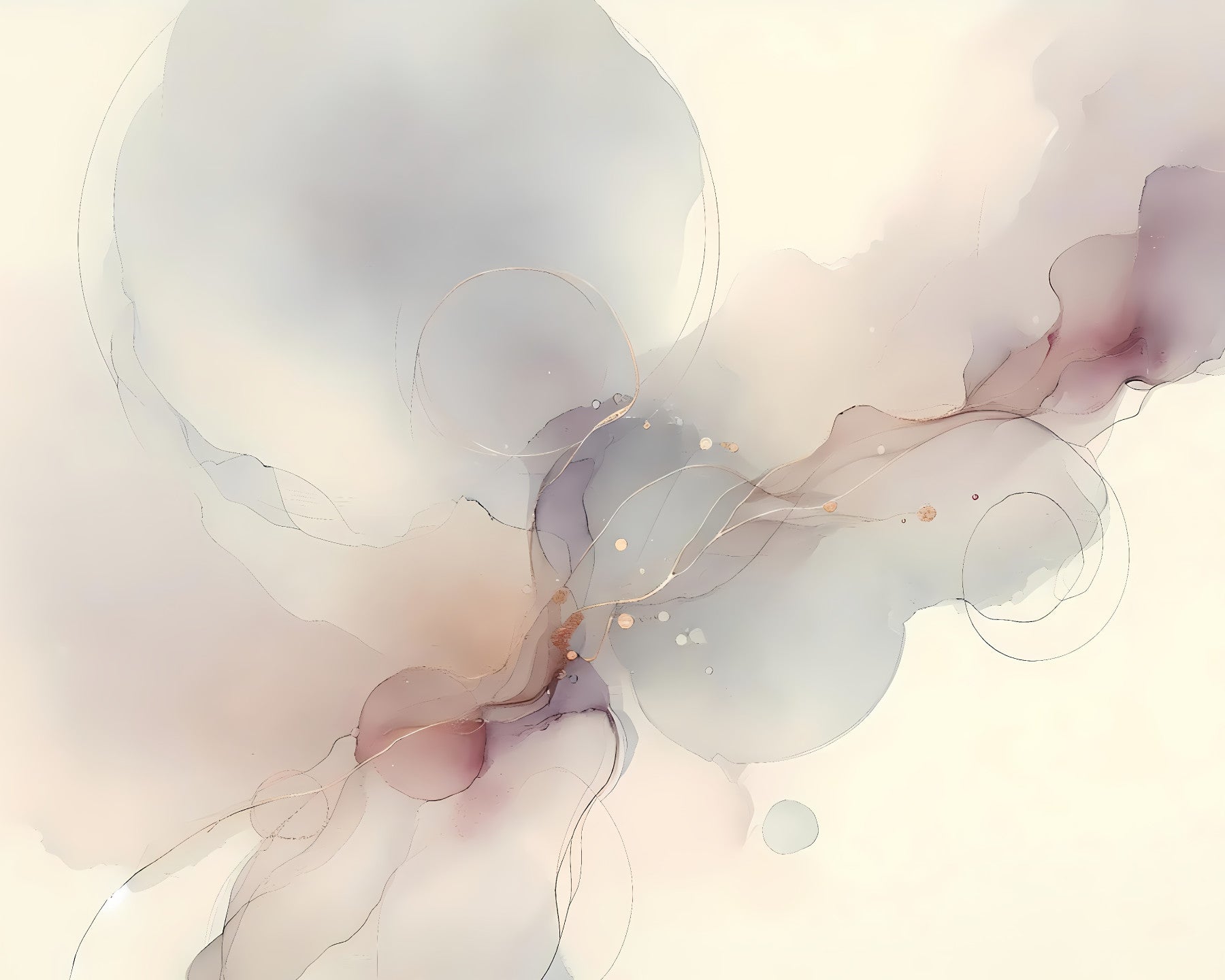 Subtle Breeze Wall Mural in your room — zoomed